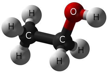 Ethyl Alcohol Molecule - DrunkDrivingDefense.com