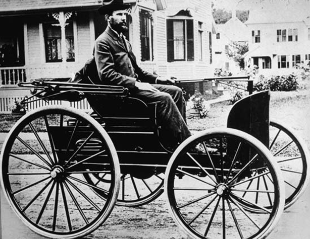 The First Gasoline-Powered Automobile in America