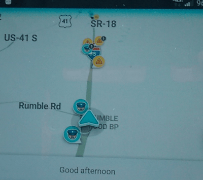 Waze Police Checkpoint Locator