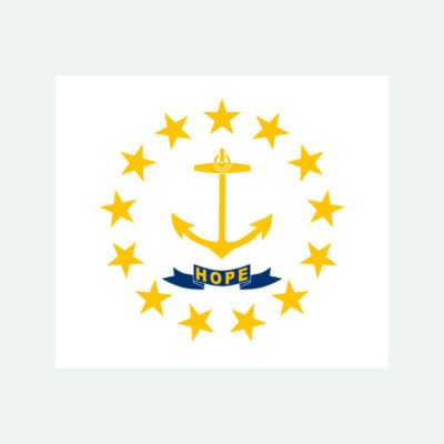 Official Flag of The State of Rhode Island