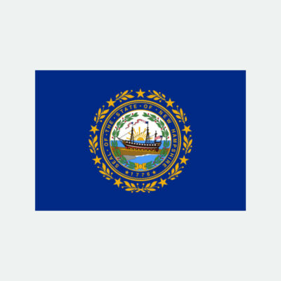 Official Flag of the State of New Hampshire