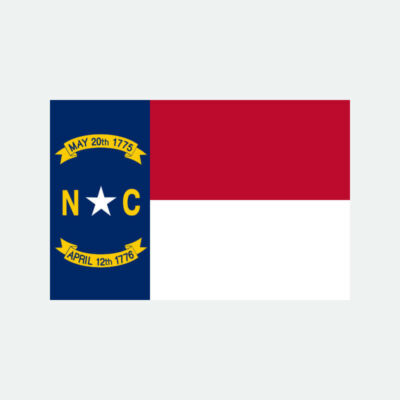 Official Flag of the State of North Carolina