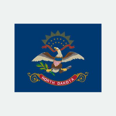 Official Flag of the State of North Dakota