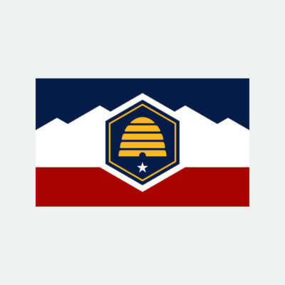 The Official Flag of the State of Utah