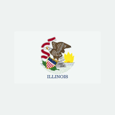 Official Flag of the State of Illinois