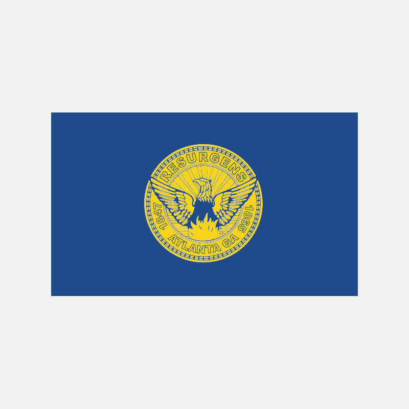 Official Flag of the City of Atlanta Official Flag of the City of Atlanta