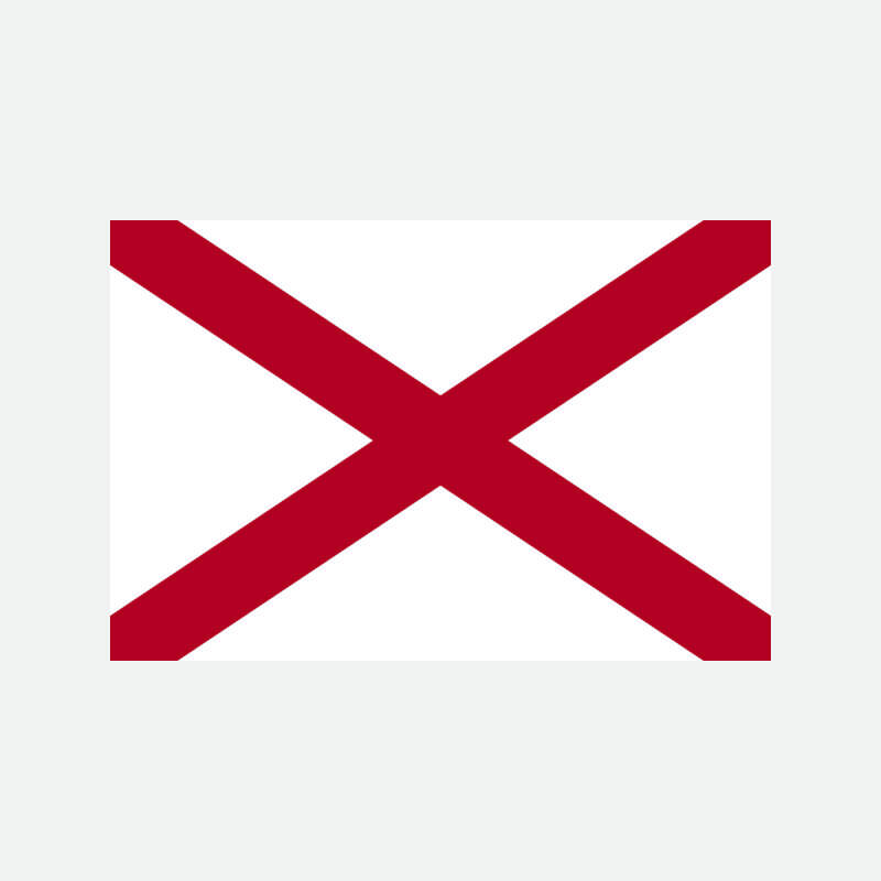 Official Flag of the State of Alabama