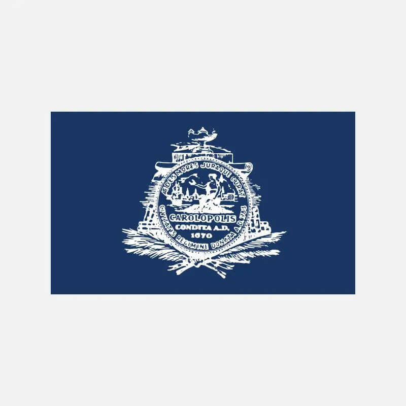 Official Flag of the City of Charleston, South Carolina