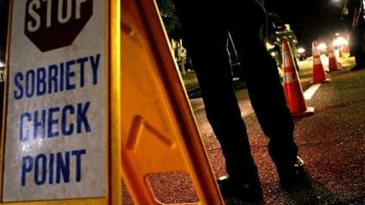 DUI Checkpoint in New Jersey