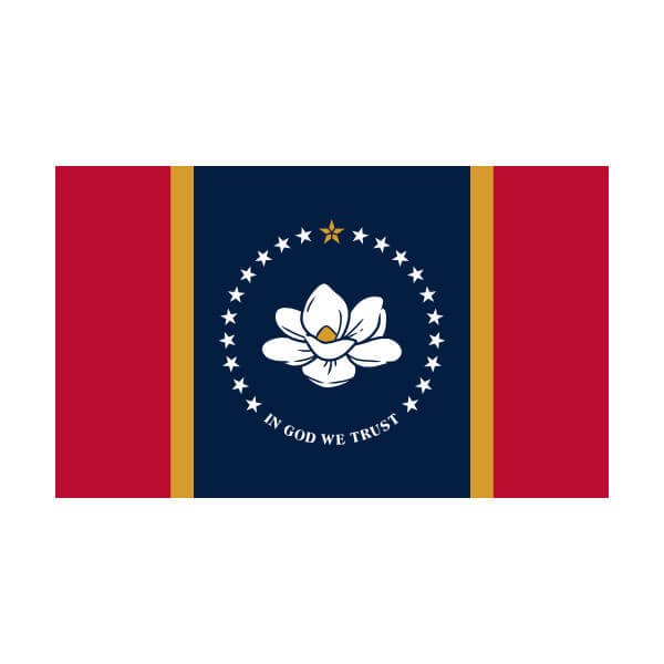 State of Mississippi Official Flag