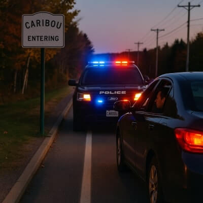OUI Arrest in Caribou, Maine
