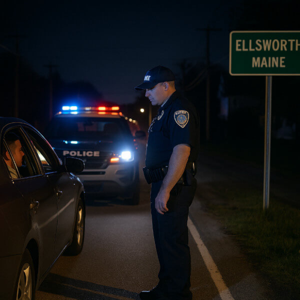 OUI Arrest in Ellsworth, ME