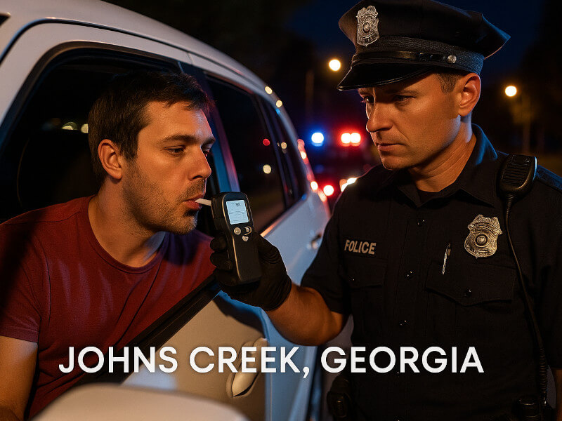 Johns Creek DUI Arrest