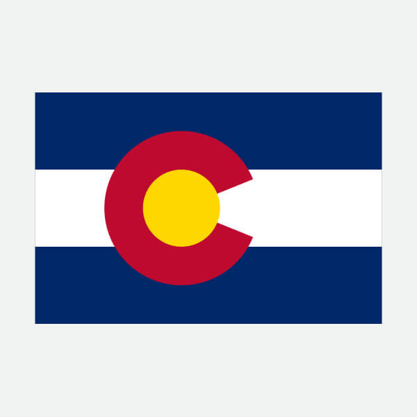 Official Flag of the State of Colorado