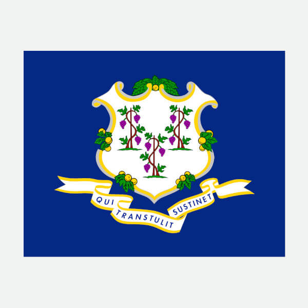 Official Flag of the State of Connecticut